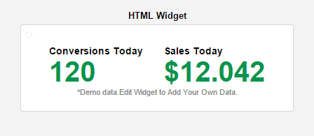 HTML Widget