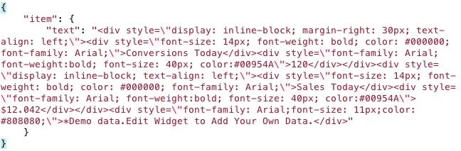 json-html-widget
