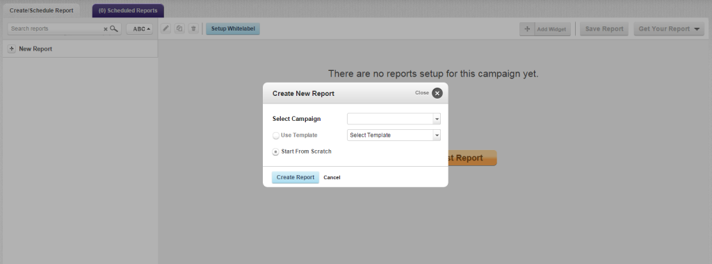 Create new report